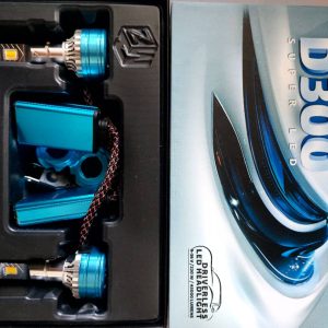 هد لایت D300 آفتابی و سفید دو رنگ پایه H7یکسال گارانتی بی قید و شرط تعویض