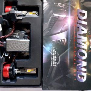 هد لایت DIAMOND MZN پایه H4یکسال گارانتی بی قید و شرط تعویض